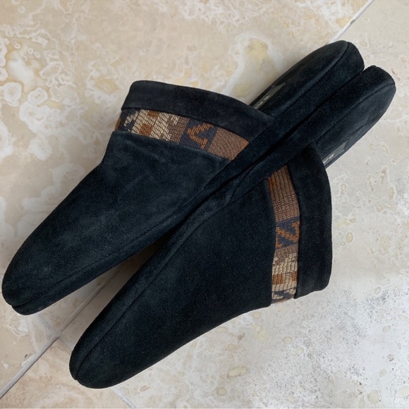 BALLY slip ons slippers suede leather US 8 - Picture 2 of 8